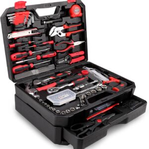 325 Piece Home Repair Tool Kit, General Home\/Auto Repair Tool Set, Toolbox Storage Case with Drawer, General Household Tool Kit - Perfect for Homeowner, Diyer, Handyman