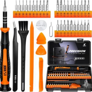 Small Precision Screwdriver Set with Torx Triwing Phillips, Mini Repair Tool Kit for Macbook, Computer, Laptop, PC, iPhone, PS5, Xbox, Switch, Glasses, Watch, Ring Doorbell, Electronics