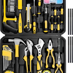 Tool Set,148-Piece Home Repair Tool Kit for Men Women College Students,Household Basic Hand Tool Sets with Case for Home Maintenance,Dorm Essentials,Auto Repair & DIY Projects