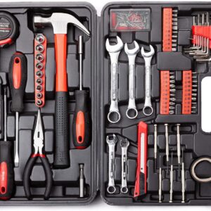 148 Piece Automotive and Household Tool Set Perfect for Car Enthusiasts and DIY Home Repairs